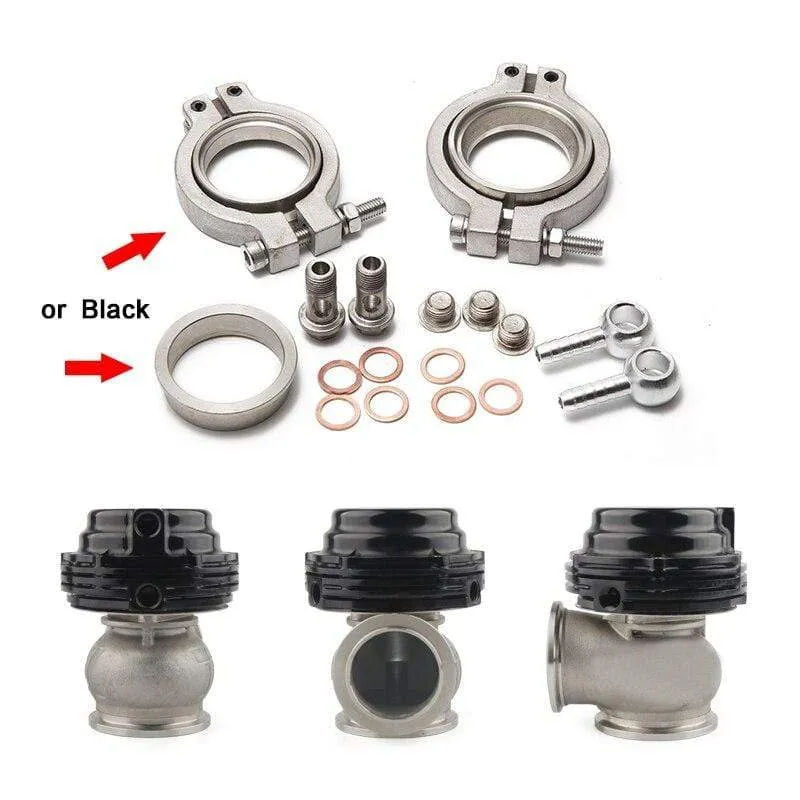Universal 38mm externes Wastegate V-Band Flansch-Turbo-Wastegate für Supercharge Turbo Manifold mit Logo MV-S 38mm Wastegate