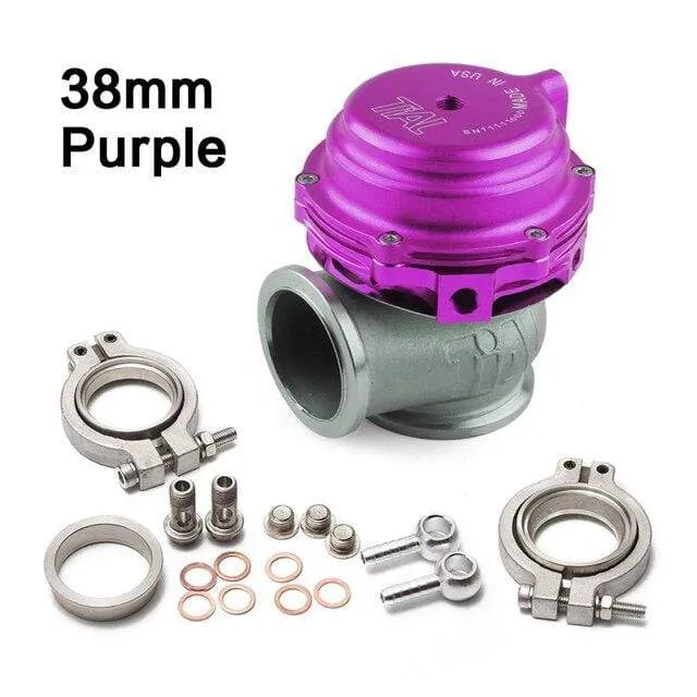 Universal 38mm externes Wastegate V-Band Flansch-Turbo-Wastegate für Supercharge Turbo Manifold mit Logo MV-S 38mm Wastegate