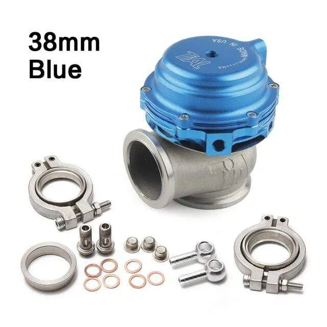Universal 38mm externes Wastegate V-Band Flansch-Turbo-Wastegate für Supercharge Turbo Manifold mit Logo MV-S 38mm Wastegate