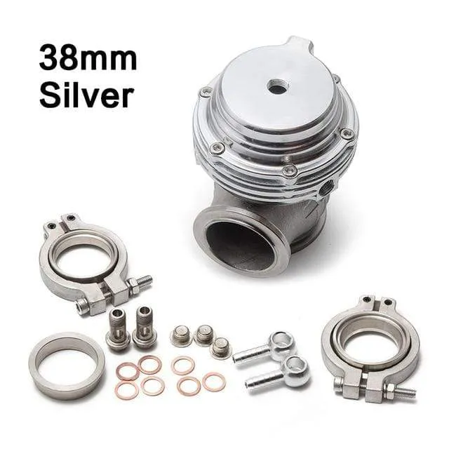 Universal 38mm externes Wastegate V-Band Flansch-Turbo-Wastegate für Supercharge Turbo Manifold mit Logo MV-S 38mm Wastegate