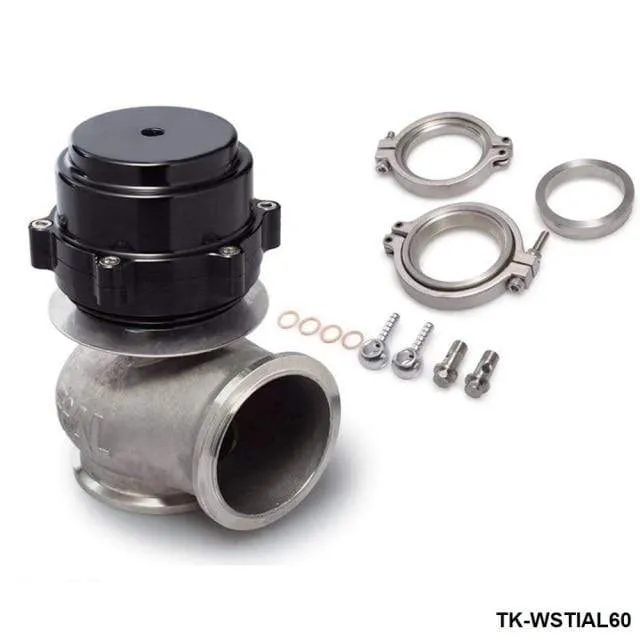 Racing Billet Aluminium Auto 60MM Vband V60 Flansch Turbo Wastegate Für BMW Subaru Honda TK-WSTIAL60