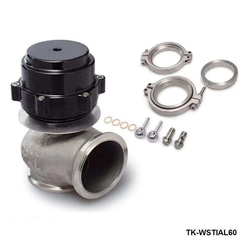 Racing Billet Aluminium Auto 60MM Vband V60 Flansch Turbo Wastegate Für BMW Subaru Honda TK-WSTIAL60