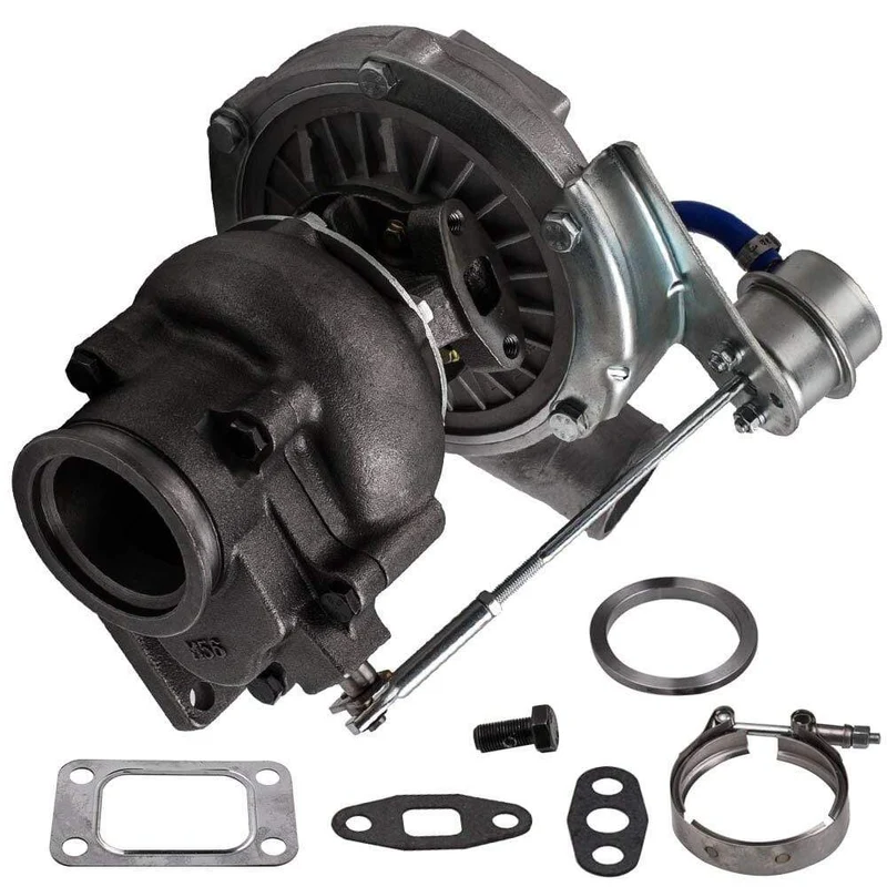 T3 T4 Universal Turbo Turbolader 0.63 A/RV Bandflansch Öl kalt 420 PS 2.5–3.5 l für Wastegate der Stufe III