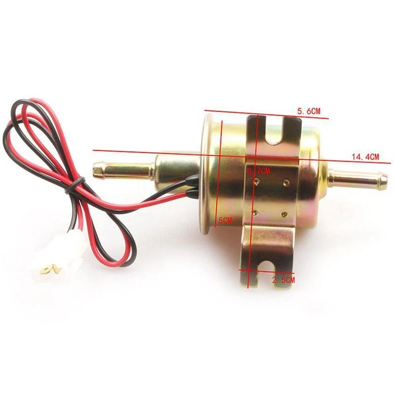12V 24V Für Auto Motorrad ATV Hohe Qualität Niedrigen Elektrische Benzin HEP-02A Druck Pumpe Universal Kraftstoff Benzin Q5C2