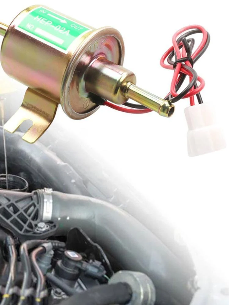 12V 24V Für Auto Motorrad ATV Hohe Qualität Niedrigen Elektrische Benzin HEP-02A Druck Pumpe Universal Kraftstoff Benzin Q5C2