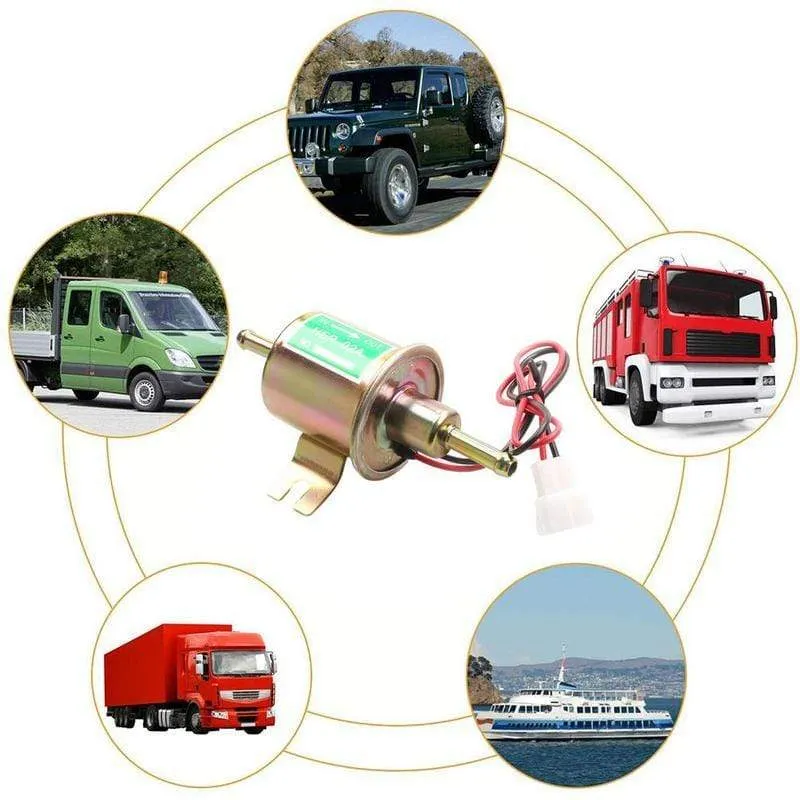 12V 24V Für Auto Motorrad ATV Hohe Qualität Niedrigen Elektrische Benzin HEP-02A Druck Pumpe Universal Kraftstoff Benzin Q5C2
