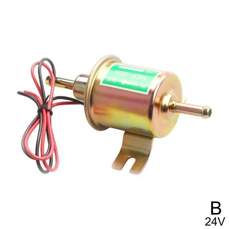 12V 24V Für Auto Motorrad ATV Hohe Qualität Niedrigen Elektrische Benzin HEP-02A Druck Pumpe Universal Kraftstoff Benzin Q5C2
