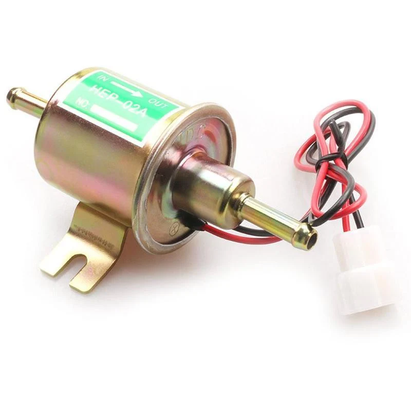 12V 24V Für Auto Motorrad ATV Hohe Qualität Niedrigen Elektrische Benzin HEP-02A Druck Pumpe Universal Kraftstoff Benzin Q5C2