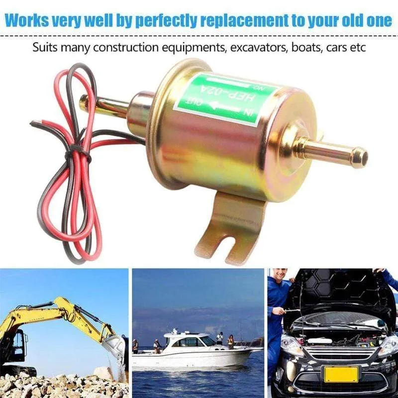 12V 24V Für Auto Motorrad ATV Hohe Qualität Niedrigen Elektrische Benzin HEP-02A Druck Pumpe Universal Kraftstoff Benzin Q5C2