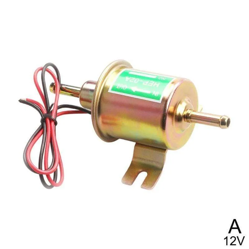12V 24V Für Auto Motorrad ATV Hohe Qualität Niedrigen Elektrische Benzin HEP-02A Druck Pumpe Universal Kraftstoff Benzin Q5C2