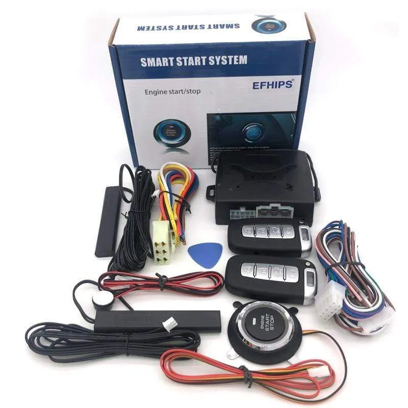 Universelles Auto-Start-Stopp-System, schlüsselloses Zugangssystem, Motorstart-Alarmsystem, Ein-Knopf-Startsystem, ferngesteuertes Autozubehör