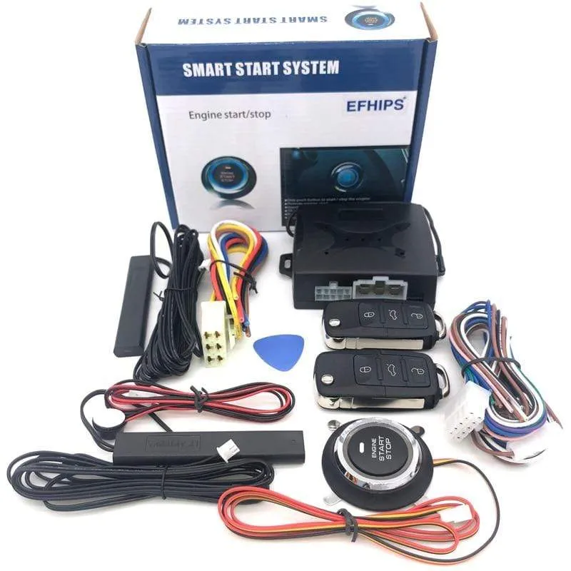 Universelles Auto-Start-Stopp-System, schlüsselloses Zugangssystem, Motorstart-Alarmsystem, Ein-Knopf-Startsystem, ferngesteuertes Autozubehör