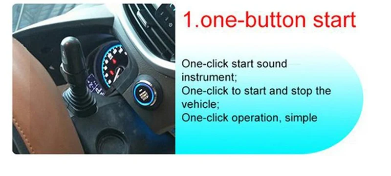 10 Stück Auto-Auto-Start-Stopp-Motorsystem mit Tastatur PKE Keyless Entry Engine Alarm System Passwort zum Öffnen/Schließen der Tür festlegen