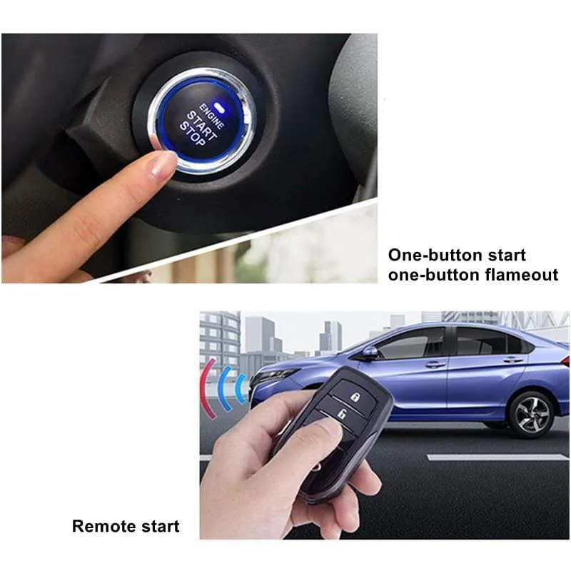 Ferngesteuerter Automotor-Start-Stopp-Knopf, Fernzündungssystem, Autostart-Zentralverriegelungssatz, Ferngesteuertes Telefon, schlüsselloser Zugang