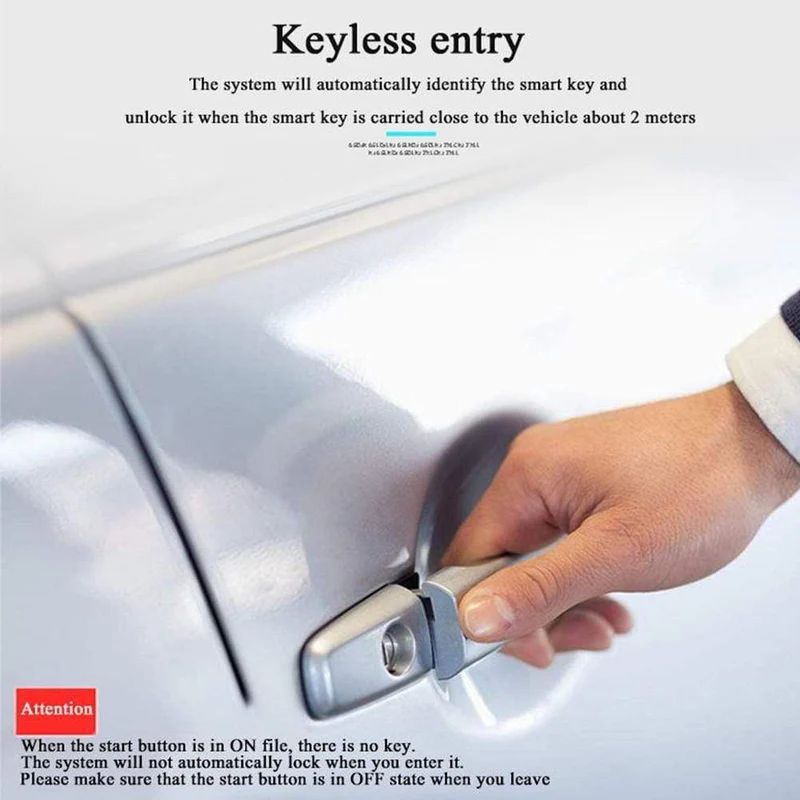 12V Anti-Diebstahl Keyless Start System Fernbedienung Alarm System Alarm Keyless Entry Starter Auto Auto SUV Start Taste auto Zubehör