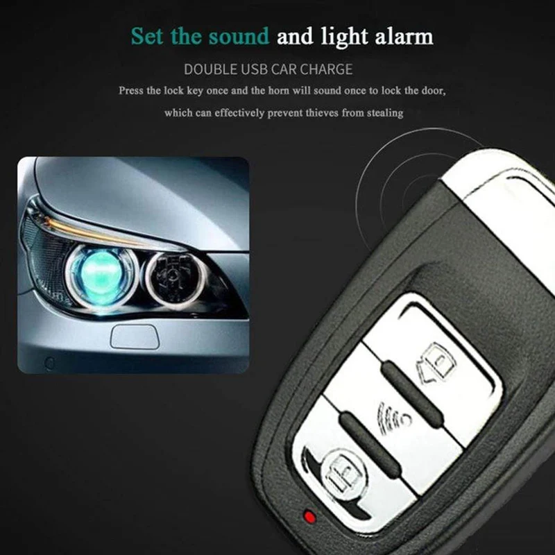 12V Anti-Diebstahl Keyless Start System Fernbedienung Alarm System Alarm Keyless Entry Starter Auto Auto SUV Start Taste auto Zubehör