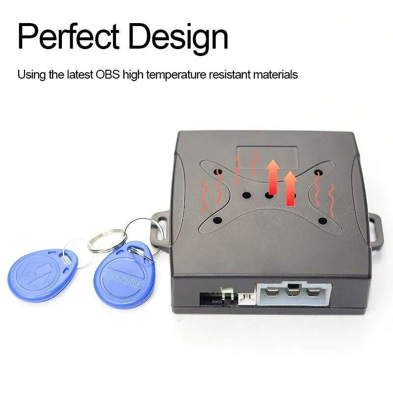 Eine Start-Stopp-Taste Starten Sie den Motor Keyless Entry für Universal 12v Fahrzeug RFID Lock Auto Auto Start System