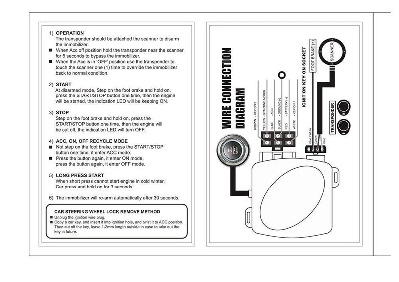 Eine Start-Stopp-Taste Starten Sie den Motor Keyless Entry für Universal 12v Fahrzeug RFID Lock Auto Auto Start System