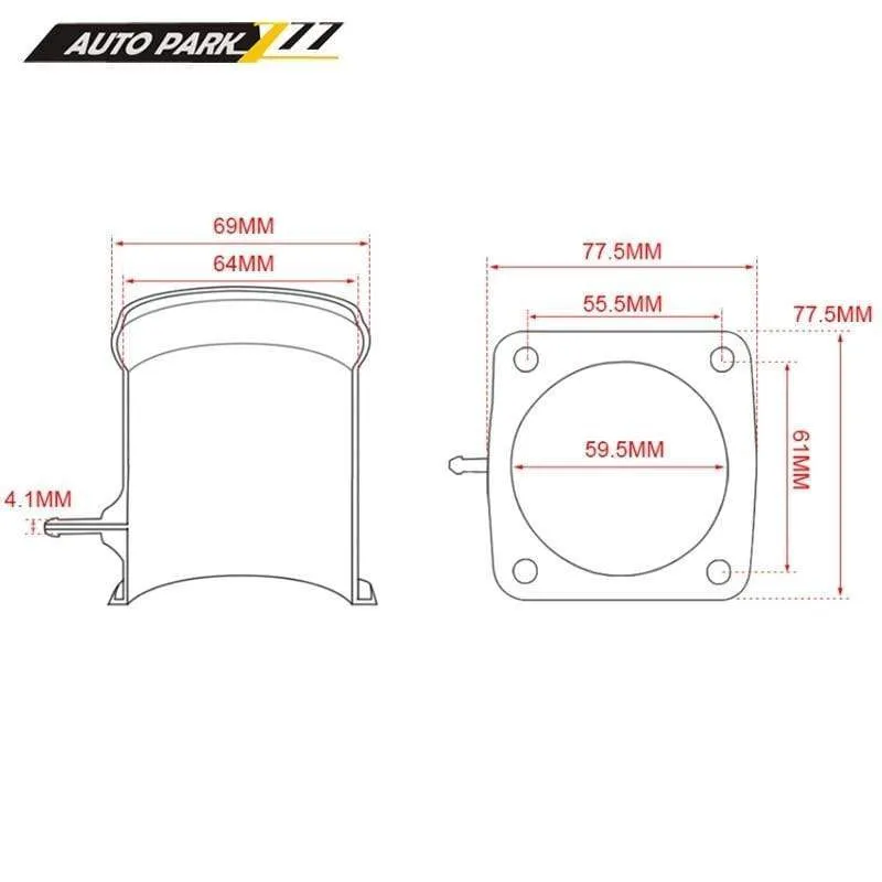 Billet Aluminium für Mercedes OM606 EGR Löschen EGR Ventil Blindplatte Entfernung Ultimative EGR Entfernung Kit EGR1123