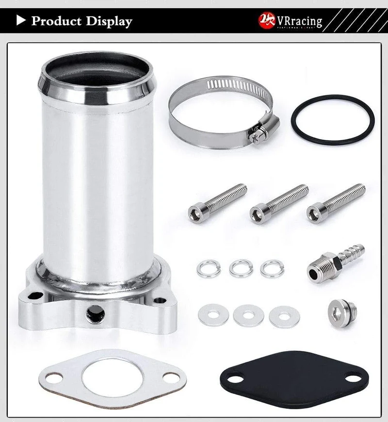 57 MM Großhandelsersatzrohr für EGR-Ventil im neuen Design für 1.9 8 V TDI PD130/PD150 2.25 Zoll Diesel-EGR-Löschkit VR-EGR02
