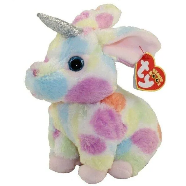 40 Style Ty Niedliche Tierplüschtierpuppe Big Eye Owl Dinosaurier Einhorn Pony Fledermausfuchs 15 cm Weicher Plüsch zum Sammeln Spielzeug Geschenk
