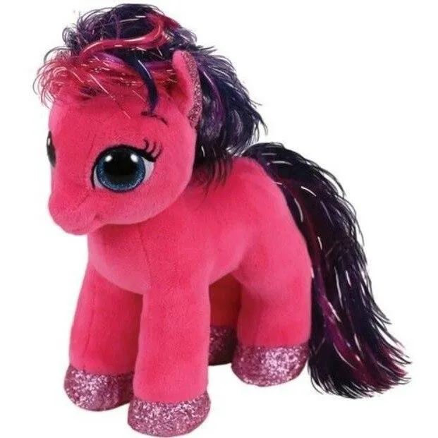 40 Style Ty Niedliche Tierplüschtierpuppe Big Eye Owl Dinosaurier Einhorn Pony Fledermausfuchs 15 cm Weicher Plüsch zum Sammeln Spielzeug Geschenk