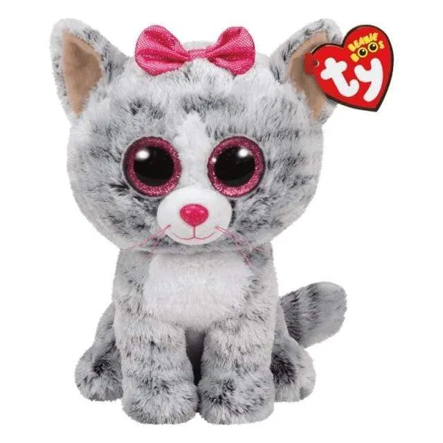 40 Style Ty Niedliche Tierplüschtierpuppe Big Eye Owl Dinosaurier Einhorn Pony Fledermausfuchs 15 cm Weicher Plüsch zum Sammeln Spielzeug Geschenk