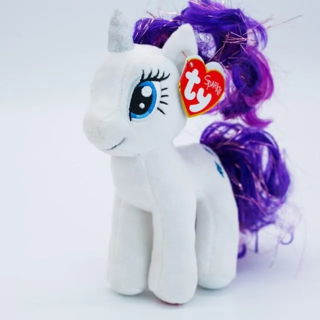 40 Style Ty Niedliche Tierplüschtierpuppe Big Eye Owl Dinosaurier Einhorn Pony Fledermausfuchs 15 cm Weicher Plüsch zum Sammeln Spielzeug Geschenk