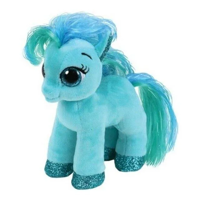 40 Style Ty Niedliche Tierplüschtierpuppe Big Eye Owl Dinosaurier Einhorn Pony Fledermausfuchs 15 cm Weicher Plüsch zum Sammeln Spielzeug Geschenk