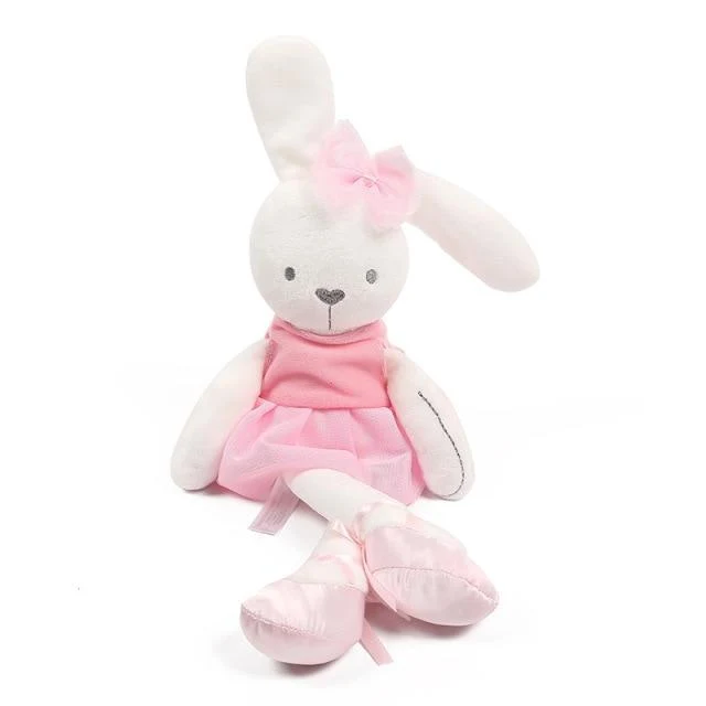 42CM Niedlichen Kaninchen Bär Puppe Baby Weiche Plüsch Spielzeug Für Kinder Beschwichtigen Schlafen Gefüllte & Plüsch Tier Baby Spielzeug für Kleinkinder Geschenk