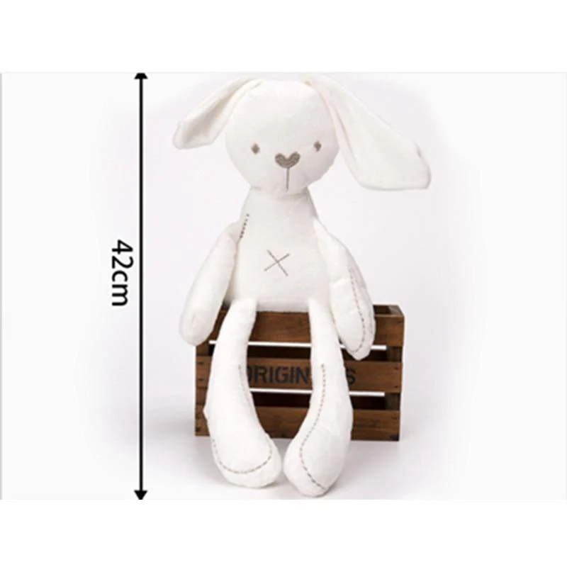 42CM Niedlichen Kaninchen Bär Puppe Baby Weiche Plüsch Spielzeug Für Kinder Beschwichtigen Schlafen Gefüllte & Plüsch Tier Baby Spielzeug für Kleinkinder Geschenk
