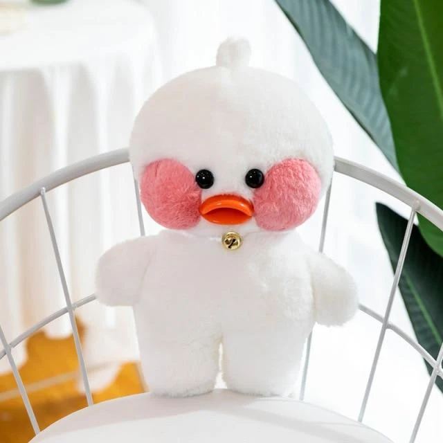 30cm Neue Hyaluronsäure Ente Plüsch Puppen Niedlichen Tier Enten Gefüllte Puppe Spielzeug Für Mädchen Kleine Gelbe Ente Mit Brille Kinder Geschenk