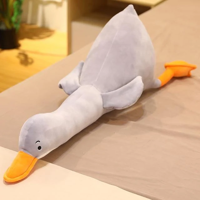 Nette Baumwolle Gans Stofftiere Tier Baby Begleit Puppen Plüsch Komfort Puppen Weiches Kissen Nordic Wohnkultur
