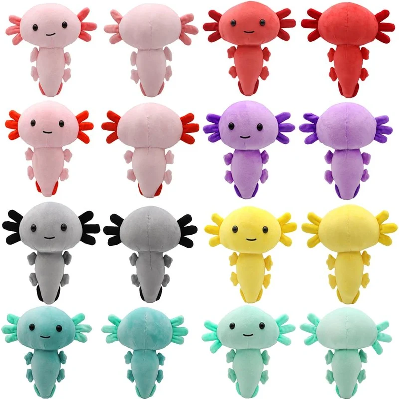 Cartoon Plüsch Axolotl Plüschtier Kawaii Tier Axolotl Plushies Figur Puppe Spielzeug Cartoon Rosa Axolotl Gefüllte Puppe Geschenke