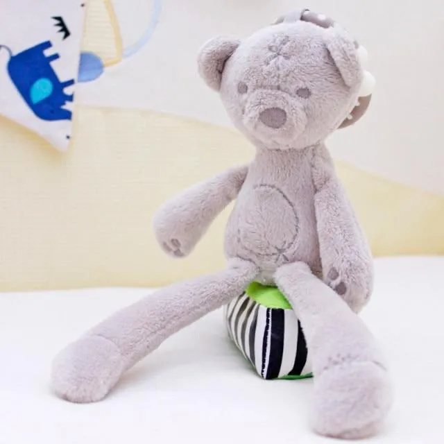 Weiche Baby-Plüschtiere, Kinderwagen-Komfort, Stofftier-Rassel, Mobile, Babys, Kawaii-Plüschtiere, Hängende Bettglocke, Kinderbett-Rasseln