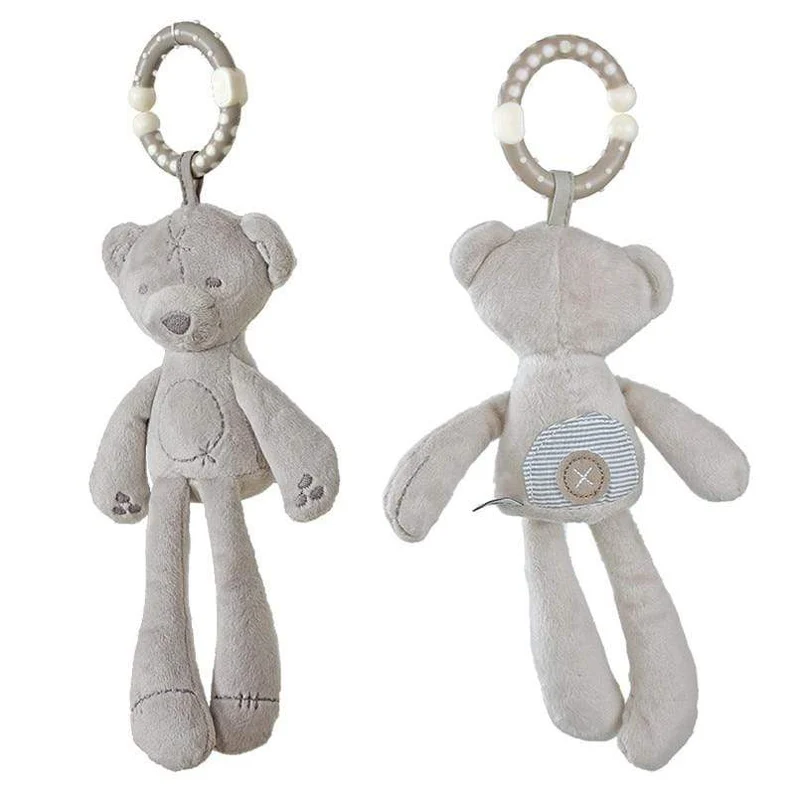 Weiche Baby-Plüschtiere, Kinderwagen-Komfort, Stofftier-Rassel, Mobile, Babys, Kawaii-Plüschtiere, Hängende Bettglocke, Kinderbett-Rasseln