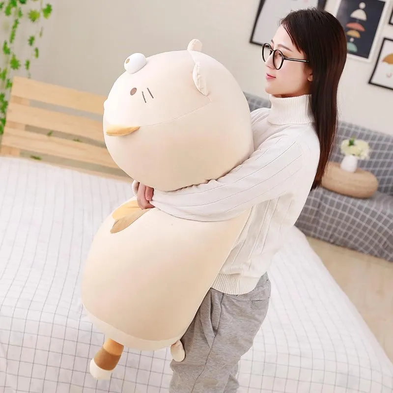 60/90 cm riesiges Eck-Biokissen, japanische Animation, Sumikko Gurashi, Plüschtier, gefüllt, weich, Cartoon, für Kinder, Mädchen, Valentinstagsgeschenke