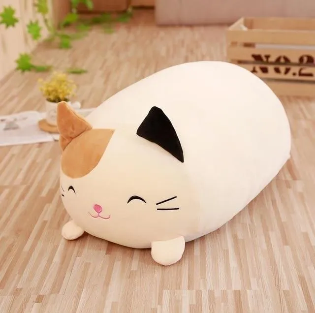60/90 cm riesiges Eck-Biokissen, japanische Animation, Sumikko Gurashi, Plüschtier, gefüllt, weich, Cartoon, für Kinder, Mädchen, Valentinstagsgeschenke