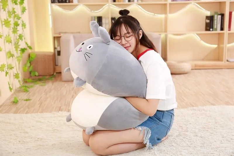 60/90 cm riesiges Eck-Biokissen, japanische Animation, Sumikko Gurashi, Plüschtier, gefüllt, weich, Cartoon, für Kinder, Mädchen, Valentinstagsgeschenke