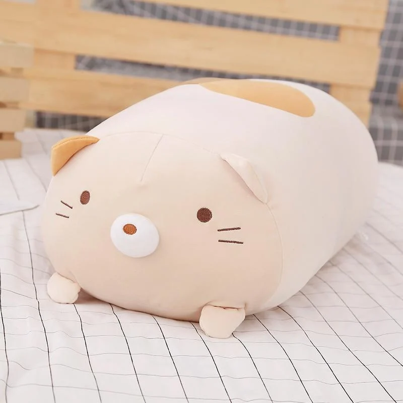 60/90 cm riesiges Eck-Biokissen, japanische Animation, Sumikko Gurashi, Plüschtier, gefüllt, weich, Cartoon, für Kinder, Mädchen, Valentinstagsgeschenke
