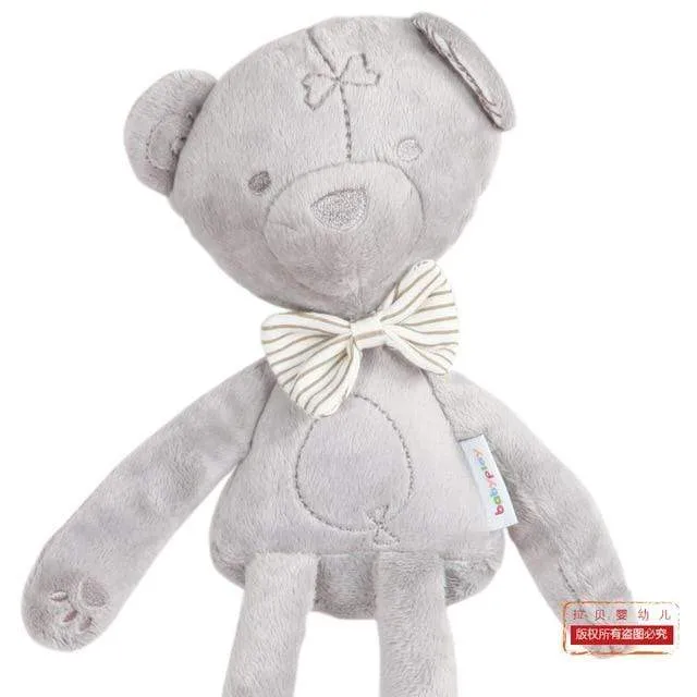 Neue Stil Plüsch Nette Beschwichtigen Kaninchen Bär Tier Spielzeug Infant Baby Komfort Puppen Für Kinder Kinder Geburtstag Hübsches Geschenk