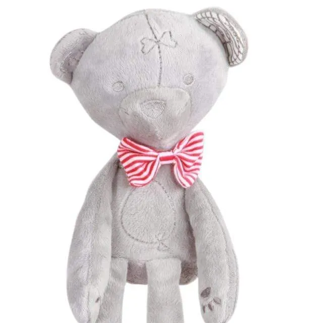 Neue Stil Plüsch Nette Beschwichtigen Kaninchen Bär Tier Spielzeug Infant Baby Komfort Puppen Für Kinder Kinder Geburtstag Hübsches Geschenk