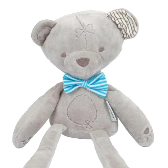Neue Stil Plüsch Nette Beschwichtigen Kaninchen Bär Tier Spielzeug Infant Baby Komfort Puppen Für Kinder Kinder Geburtstag Hübsches Geschenk