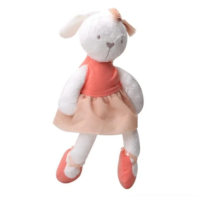 Neue Stil Plüsch Nette Beschwichtigen Kaninchen Bär Tier Spielzeug Infant Baby Komfort Puppen Für Kinder Kinder Geburtstag Hübsches Geschenk
