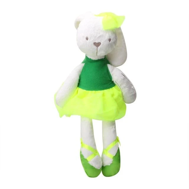 Neue Stil Plüsch Nette Beschwichtigen Kaninchen Bär Tier Spielzeug Infant Baby Komfort Puppen Für Kinder Kinder Geburtstag Hübsches Geschenk