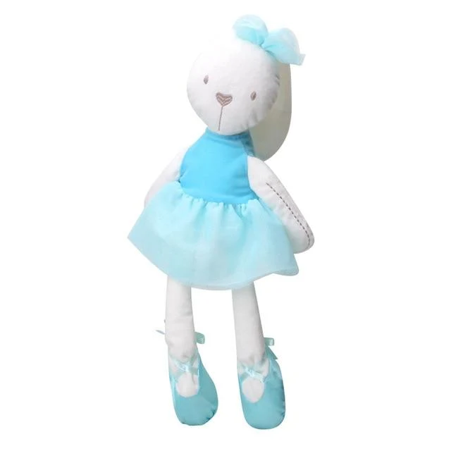 Neue Stil Plüsch Nette Beschwichtigen Kaninchen Bär Tier Spielzeug Infant Baby Komfort Puppen Für Kinder Kinder Geburtstag Hübsches Geschenk