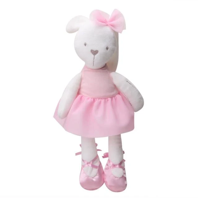 Neue Stil Plüsch Nette Beschwichtigen Kaninchen Bär Tier Spielzeug Infant Baby Komfort Puppen Für Kinder Kinder Geburtstag Hübsches Geschenk