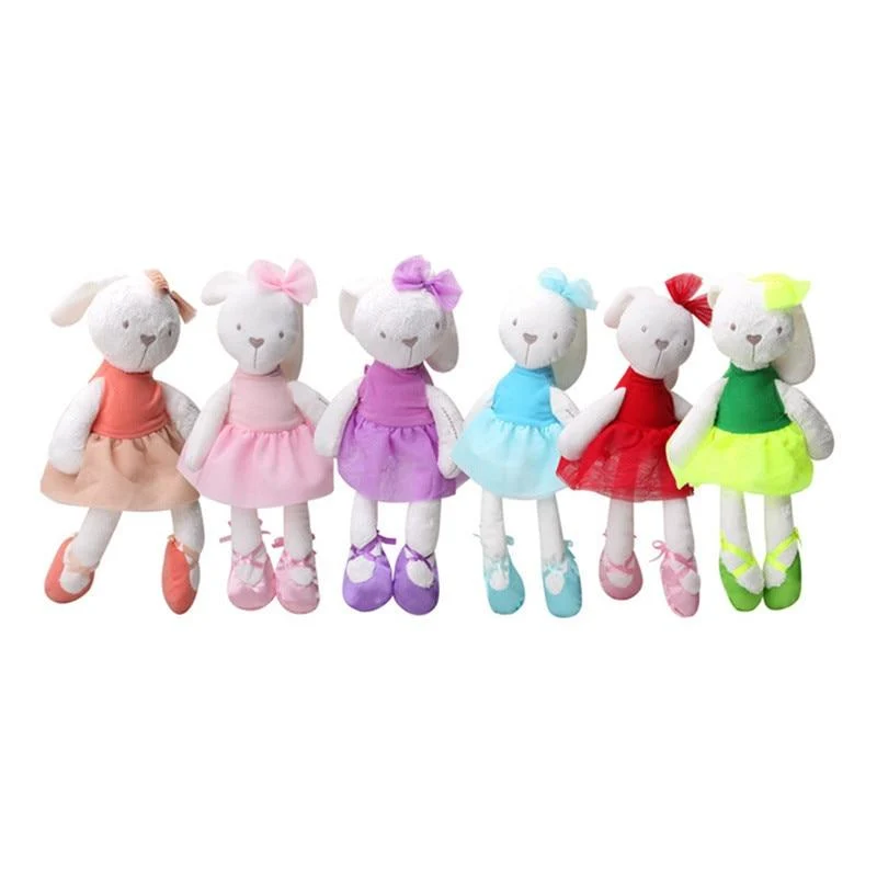 Neue Stil Plüsch Nette Beschwichtigen Kaninchen Bär Tier Spielzeug Infant Baby Komfort Puppen Für Kinder Kinder Geburtstag Hübsches Geschenk