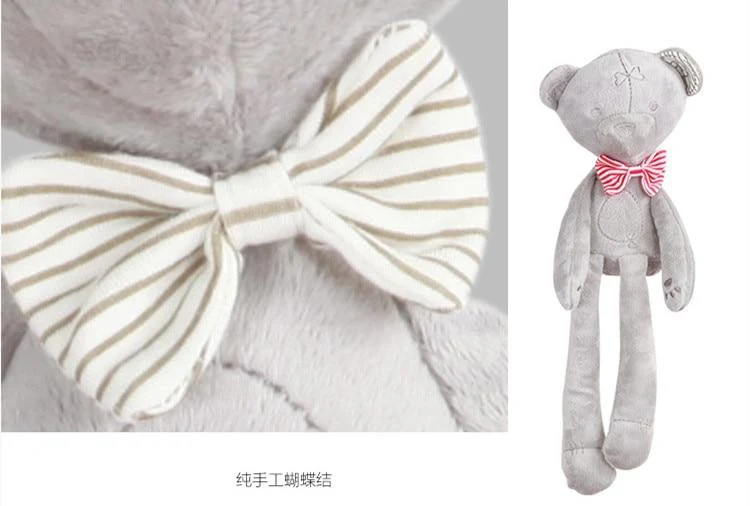 Neue Stil Plüsch Nette Beschwichtigen Kaninchen Bär Tier Spielzeug Infant Baby Komfort Puppen Für Kinder Kinder Geburtstag Hübsches Geschenk