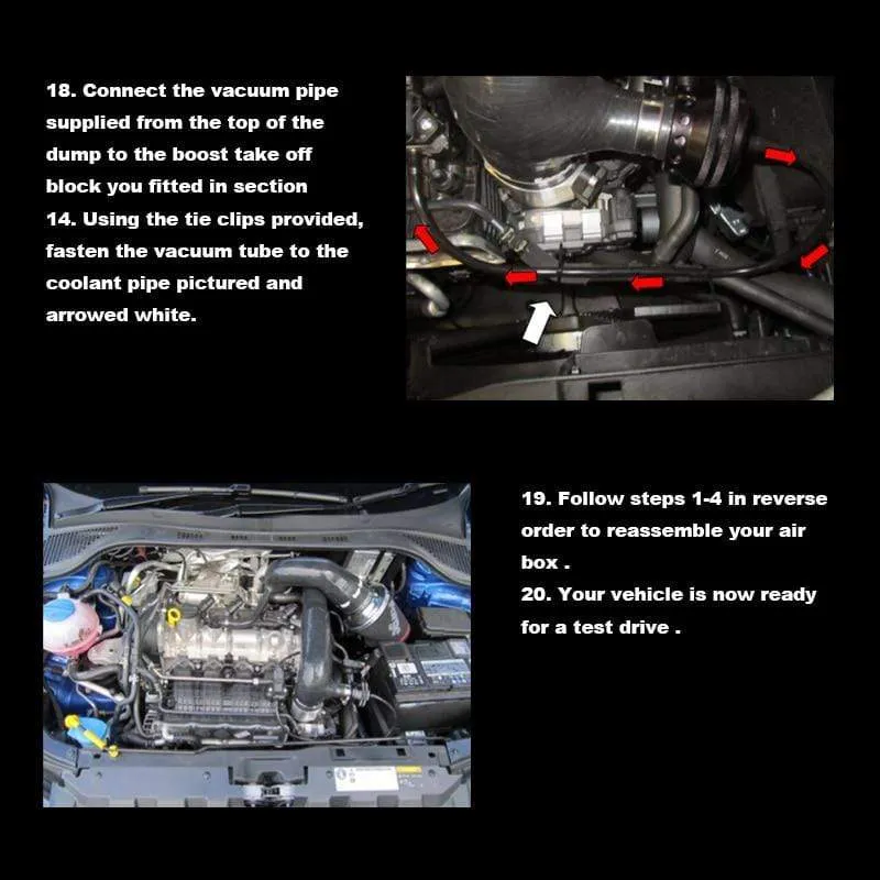 Ablassventil für den 1.2-1.4-TSI-Motor ab 2015, VW Golf Mk7, Polo, Abblasventil